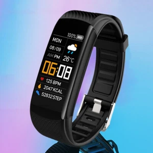Wearable Watch Color Screen Sports Fitness Tracking Device for Outdoor Exercises - Picture 1 of 24