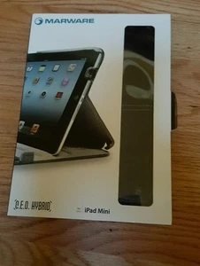  New Marware C.E.O. Hybrid Case for iPad Mini in Black*Genuine Leather Exterior* - Picture 1 of 5