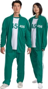Trainingsanzug mit Jacke und Hose - Squid Game Spieler 456 Kostüm - Bild 1 von 13