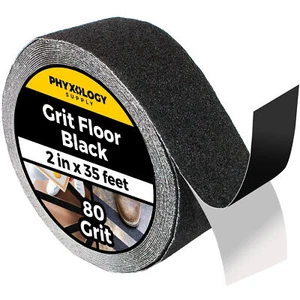 Phyxology Commerical Grade Anti Slip Waterproof Grit Floor Tape, 35' Roll - Picture 1 of 26