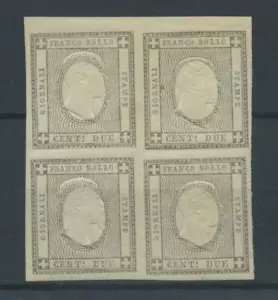 SARDEGNA 1861 2C. SPERIMANTALE X4 ** LUSSO CERT. - Imagen 1 de 1
