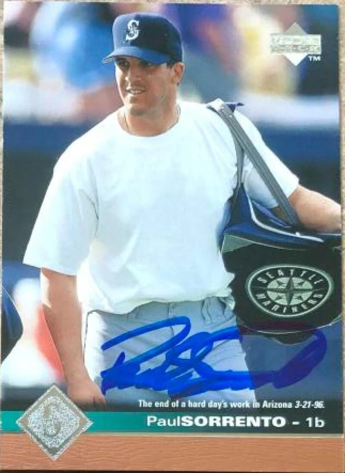 Paul Sorrento Autographed 1997 Upper Deck #502 - Image 1 of 1