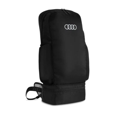 Original Audi Rucksack faltbar, schwarz Gürteltasche Umhängetasche - Bild 1 von 3