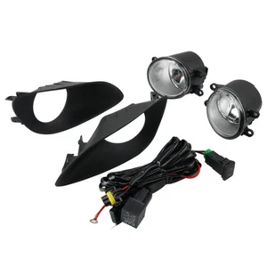 Pair Clear Fog Light & Switch Wring For Toyota Yaris Sedan 4-Door 1.5L 2007-2011 - Picture 1 of 11