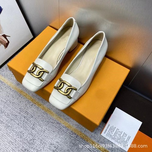 TOD’S Scarpe Tod's donna pelle punta quadrata spesse ordine singolo tacco alto