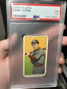 T206 Bobby Byrne PSA 1.5 Tolstoi SP CRAZY TOUGH COMBO