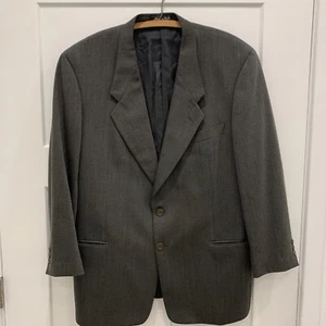 Giorgio Armani Le Collezioni Made Italy 100% Virgin Wool Blazer Sport Jacket 44R - Picture 1 of 11