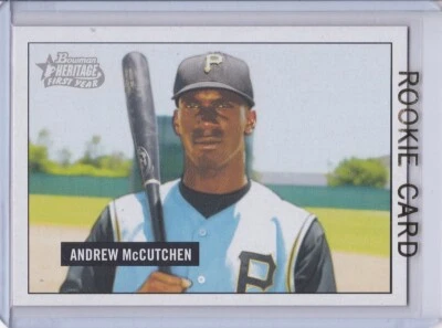 ANDREW McCUTCHEN ROOKIE CARD 2005 Bowman Heritage Baseball PIttsburgh Pirates RC - Image 1 of 2