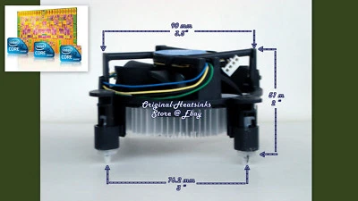 Core i5 Desktop Heatsink Cooloing Fan for i5-6500k i5-6400 i5-6402 6th Gen - New - Image 1 of 4