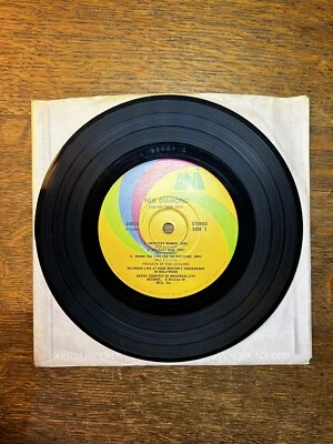 Neil Diamond "Sweet Caroline"/@Solitary Mam”  Jukebox Version 33 RPM EP  7” EX+ - Image 1 of 2