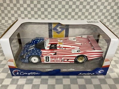 1/18 SOLIDO PORSCHE 956 LH 24hr LE MANS 1986 # 8 SPIRIT OF AMERICA JOEST RACING - Image 1 of 4