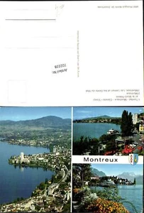 722228 Montreux Territet Clarens Vevey et le Mont-Pelerin Lac Leman et les Dents - Picture 1 of 1