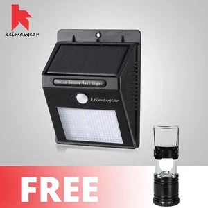 Keimavgear 16 Super Bright LED with Motion Sensor Free Camping Lantern (Black) - Picture 1 of 1