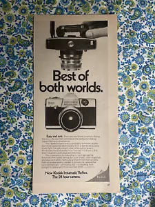 Vintage 1969 Kodak Instamatic Reflex Camera Print Ad -Ad Only - Picture 1 of 7