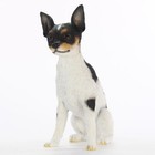 Rat Terrier Figurine Hand Painted Collectible Statue