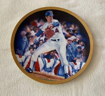 NOLAN RYAN 1995 Collectors Plate GOLD Edition SPORTS IMPRESSIONS Texas Rangers - Image 1 of 4