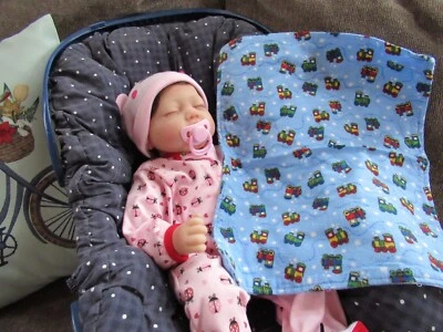 Manta bebé eructo pañal paño baby shower regalo bebé cambiador almohadilla trenes Foto 1 de 4