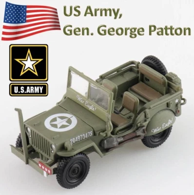 Hobby Master 1/72 HG4215 Willys Jeep US Army, Gen. George Patton, 1945 - Image 1 of 4