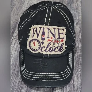 Gorra de béisbol Kbethos vintage de vino en punto envejecida - Imagen 1 de 10