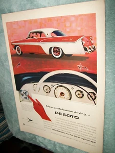 1956 DeSoto Taster fahren - große Mag Autoanzeige - Bild 1 von 1