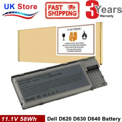Battery for Dell Latitude D620 D630 D631 D640 D830N M2300 Type PC764 TC030 HX345 - Image 1 of 4