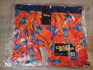 Disney Stitch Tropical Stitch Boxer Brief 2XL 44-46 NEW /w Tags Crazy Boxers - Picture 1 of 3