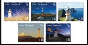 New Zealand - "LIGHTHOUSES OF NEW ZEALAND" MNH Glow-in-the-Dark Stamp Set 2009 - Picture 1 of 3