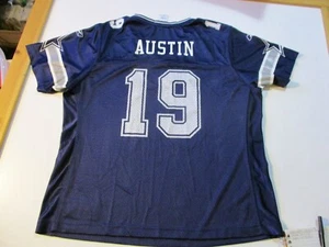 DALLAS COWBOYS MILES AUSTIN #19 REEBOK WOMENS FOOTBALL JERSEY XL EXCELLENT - Picture 1 of 13