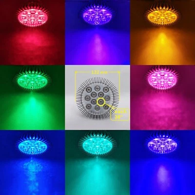36W PAR38 Red Cyan Blue UV Purple IR White LED Lamp Light Bulb Plant Aquarium - Image 1 of 2