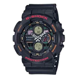 Casio G-Shock Digital-Analog Schwarz Resin Armband Herrenuhr GA-140-1A4 - Bild 1 von 5