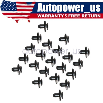 New 20Pcs suitable Fits Nissan 01553-05933 Rocker Fender Liner Moulding Clip - Image 1 of 4