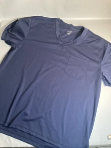 Dansko mens blue scrub top Short Sleeve shirt XXL - Picture 1 of 5