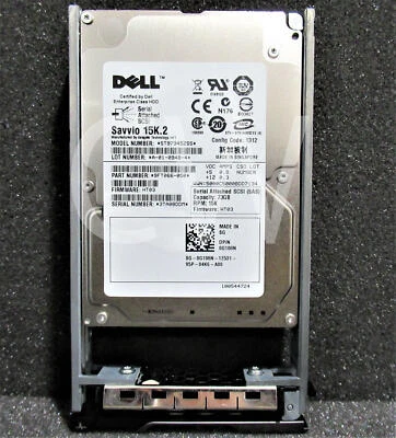 G108N ST973452SS Dell SAVVIO 15K.2 73GB 15K 6G 2.5"SAS HDD R720xd R320 R410 T620 - Image 1 of 4