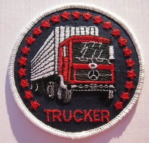 Mercedes Trucker Aufnäher Patch 8 cm NEU (Sparpreis) - Bild 1 von 1