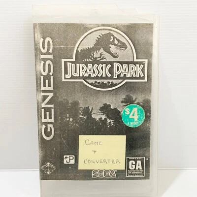 Jurassic Park + Box - Sega Genesis - Tested & Working - Free Postage - Image 1 of 4