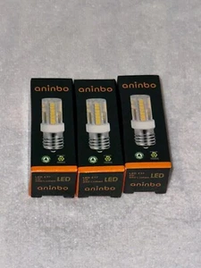Aninbo LED E17 4W 350 Lumen 3 Count New In Box - Picture 1 of 6