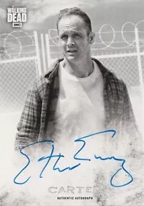 Tarjeta de autógrafo de The Walking Dead Hunters & Hunted, Ethan Embry (Carter) HA-EE - Imagen 1 de 2