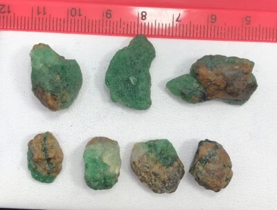 65 Carat Natural Emerald Faceted Rough Crystal Lot From Swat, Pakistan Gemstone - Image 1 of 4