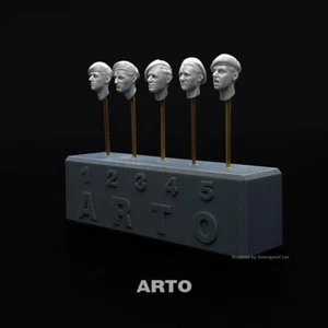 ARTO production 1/35 WWII Commonwealth Beret (5 different heads) - Bild 1 von 1