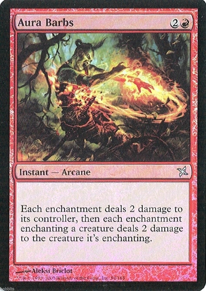 MTG - BOK - Aura Barbs - Foil - NM - Image 1 of 1