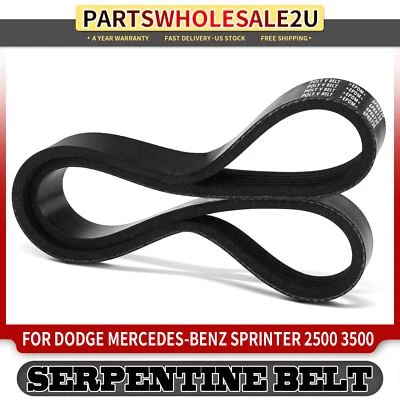 Cinturón serpentino 26,5" para Dodge Mercedes-Benz Freightliner Sprinter 2500 V6 3,0 L Foto 1 de 4