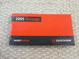 2005 05 Dodge Durango Owners Manual User Guide Reference Book OEM - Bild 1 von 6