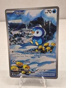 Pokémon Card TCG: Piplup 098/094 Phantasmal Flames Illustration Rare NM - Picture 1 of 3