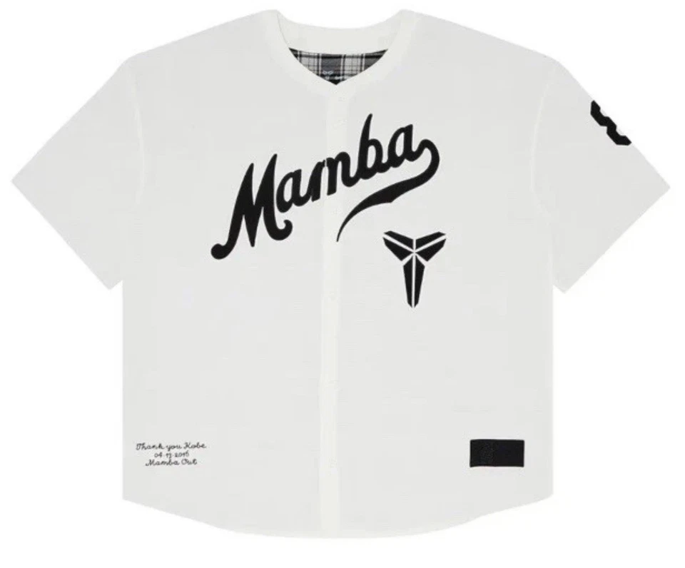 Nike Kobe Baseball Jersey Mamba Out IB0007-133 Size 2X