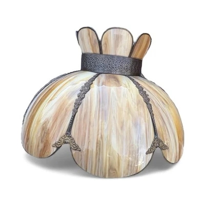 令人惊叹的蒂芙尼风格吊坠郁金香灯天花板带链滴 — 第 1/4 张图片