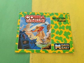Cobra Command Nintendo NES Instruction Manual Only