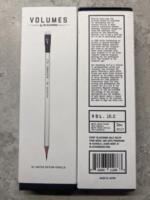 BLACKWING VOLUMES 16.2 • BOX OF 12 PENCILS LIMITED EDITION SOLD OUT NOS - Image 1 of 3