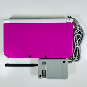New Nintendo 3DS XL LL Hot Pink Console w/ Accessories - USA Seller