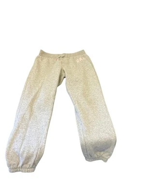 Pantalones deportivos Gap para niños para niñas medianos 8 grises rosas con logotipo polar informales Foto 1 de 3