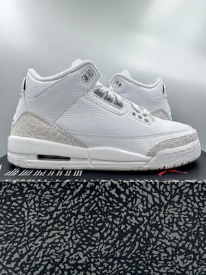 Nike Air Jordan 3 ретро 2025 чисто деньги GS совершенно новый размер 5,5Y - Изображение 1 из 4